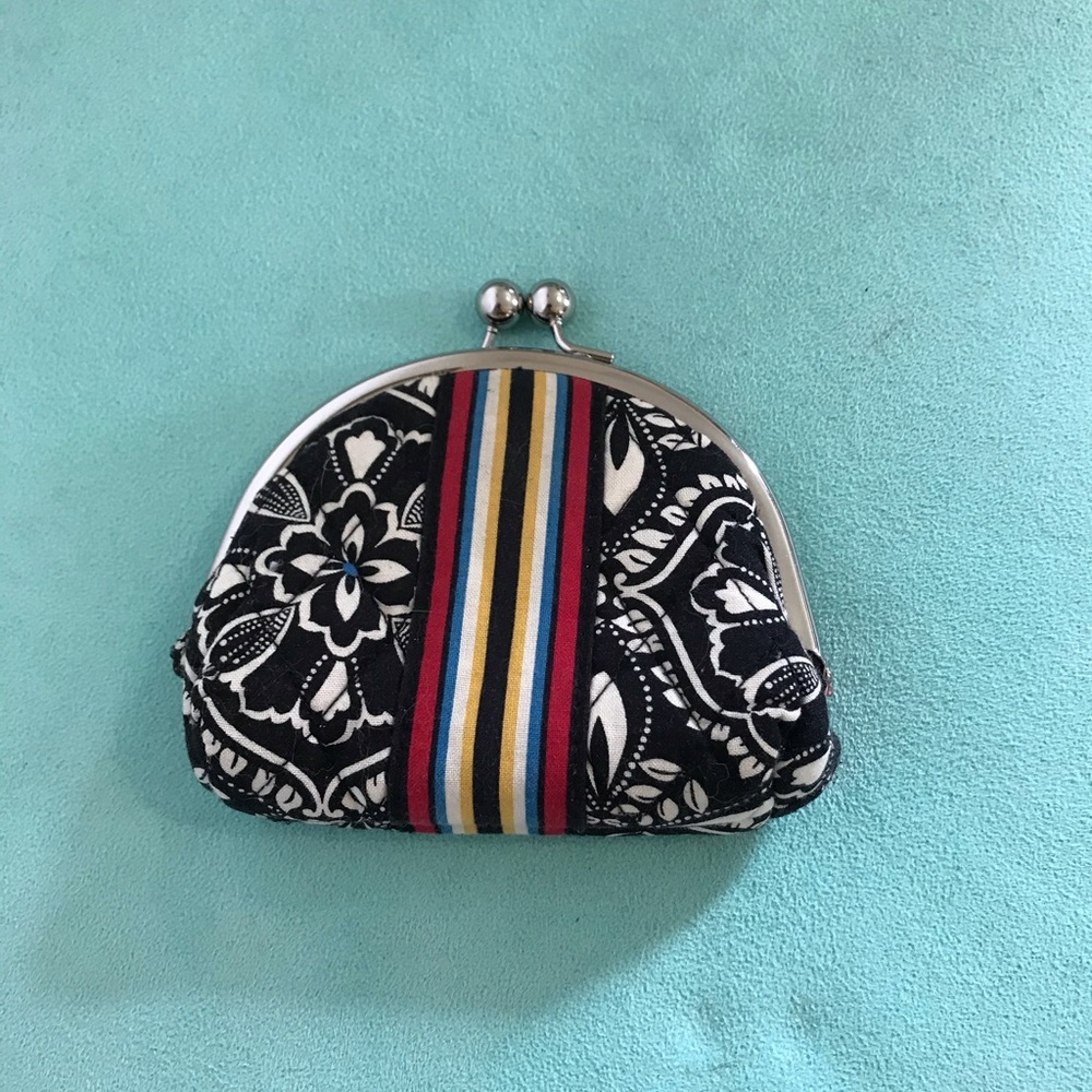 Vera Bradley Barcelona Print Clasp Coin Purse